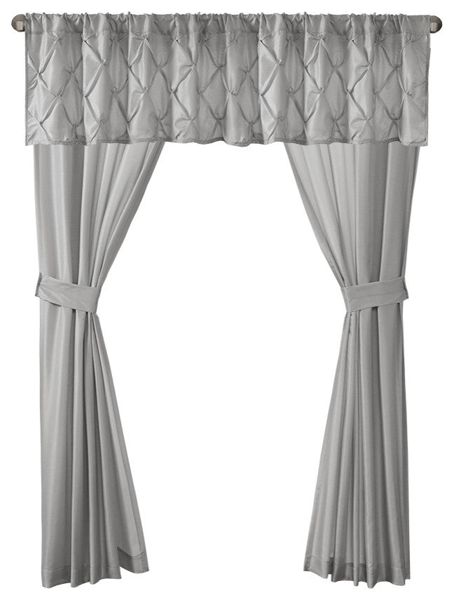 Madison Park Essentials Joella 24 Piece Room, a Bag, Grey
