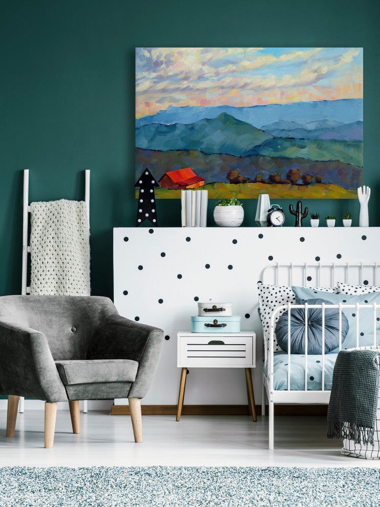 "Your Mountain Is Waiting" Painting Print on Wrapped Canvas, 45x30