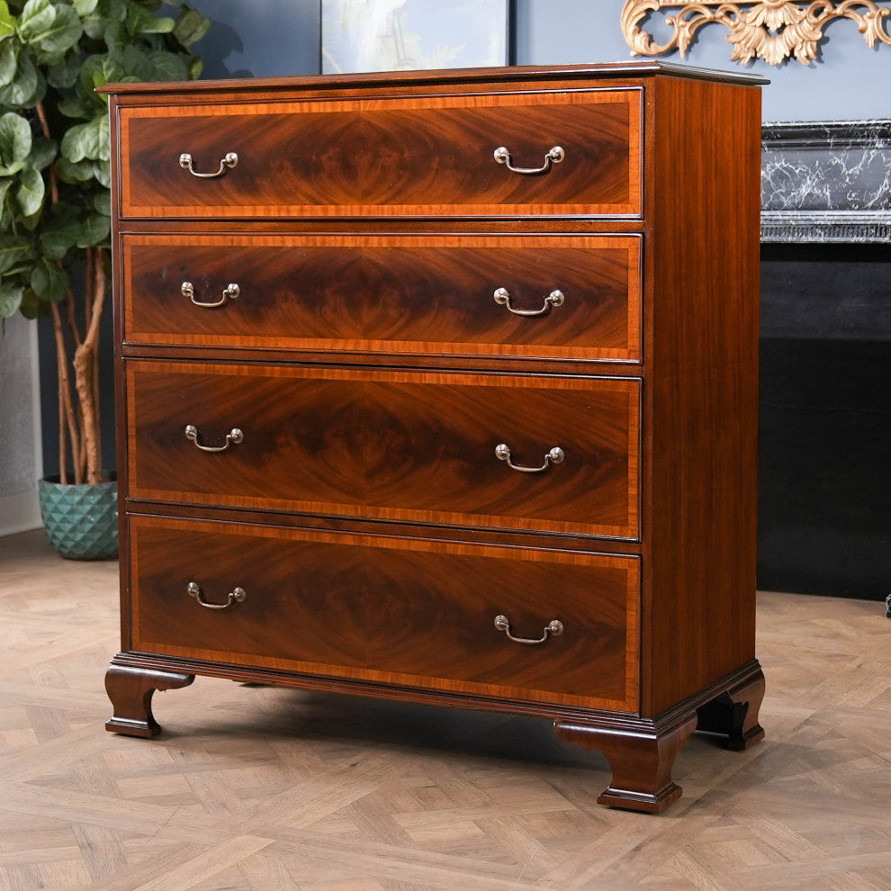 Banded Mahogany Chest