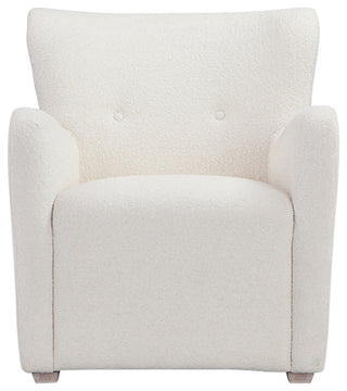 Harlow Lounge Chair Boucle White