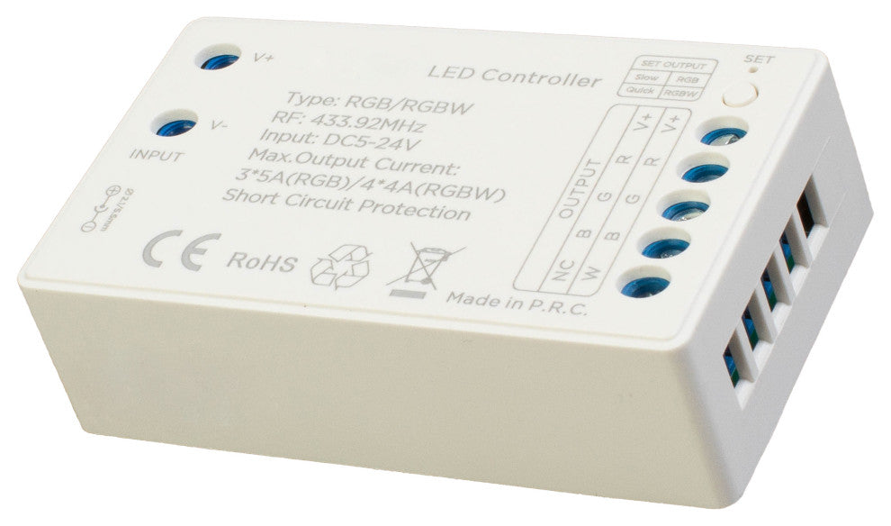 WIRELESS MINI RGB/RGBW LED LIGHT CONTROLLER 180w max
