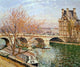 Camille Pissarro The Pont Royal and the Pavillion de Flore Wall Decal