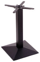 Holland Bar Stool 217 Black Cast Iron Table H Base, Square Foot