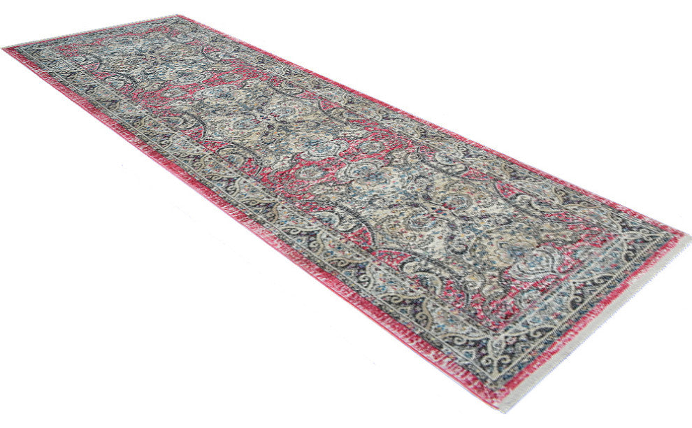 MACHINE MADE POLYESTER AREA RUGS  -Black Red Color, Oriental ,Living room rugs