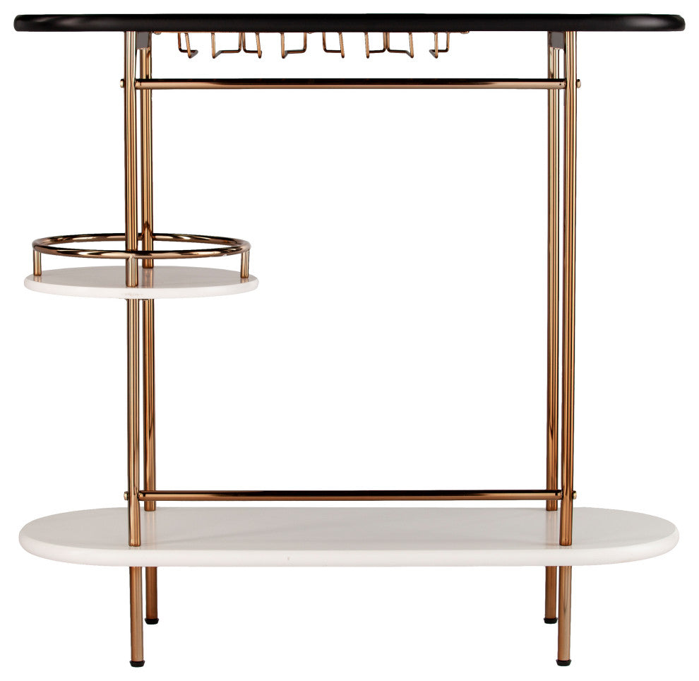 Vera Wine/ Bar Table w/ Glassware Storage