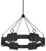 Hinkley Lighting 34106 Raffi 30"W Ring Chandelier - Carbon Black