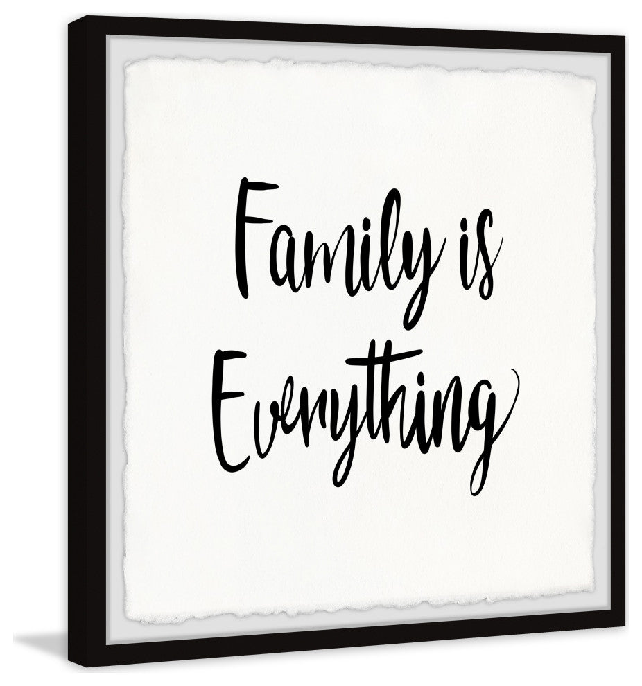 "Family Is Everything IV" Framed Painting Print, 18x18