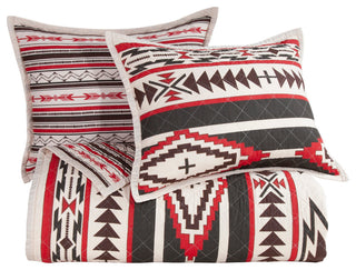 Cortez Reversible Quilt Set, Tan, 3-Piece, Full/Queen