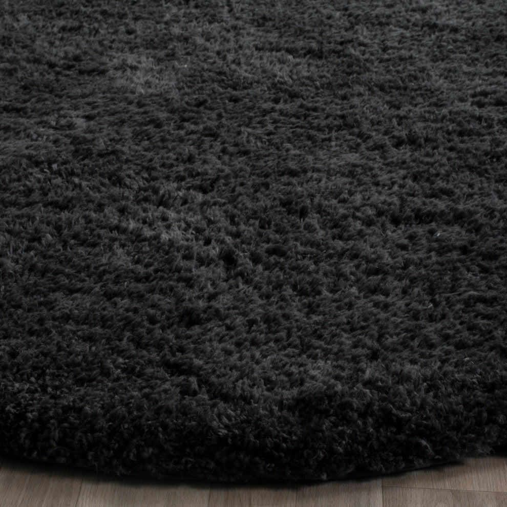 Safavieh Sheep Shag Collection SSG101 Rug, Charcoal, 2'3"x6'