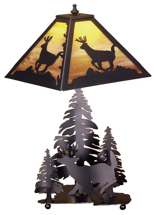 21"H Lone Deer Table Lamp