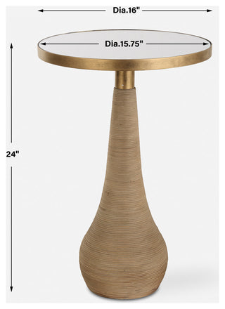 Uttermost Terra Brass Accent Table