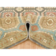 Hand Knotted Wool Caucasian Gul Motifs Distinct Abrash Oriental Rug 9'1"x12'1"