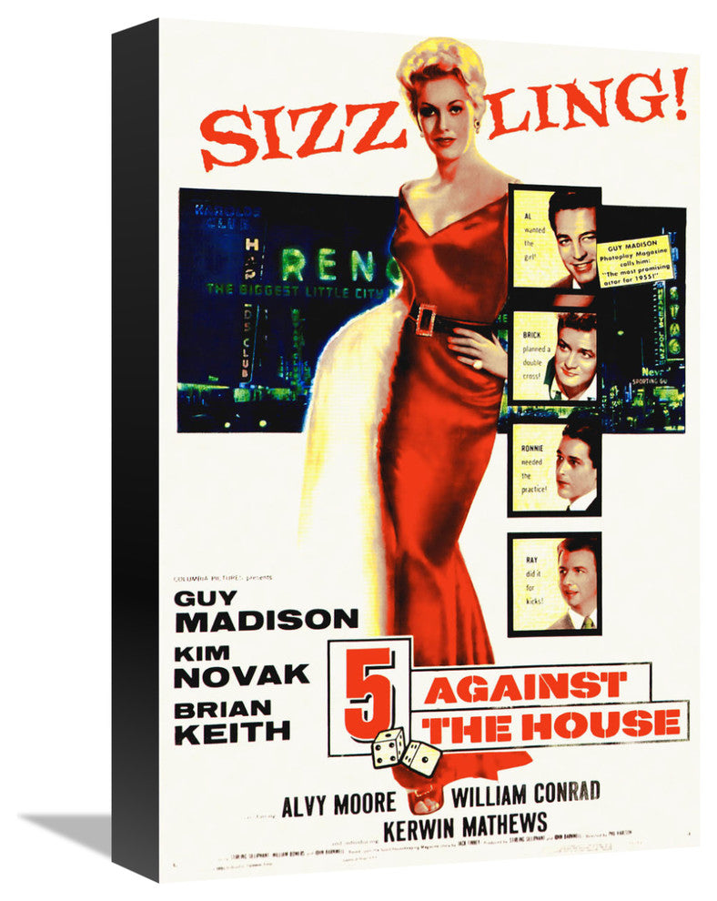 "Against The House" Stretched Canvas Giclee by Hollywood Photo Archive, 11x16"