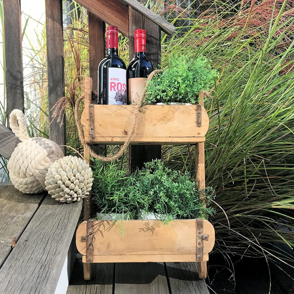 2 Shelf Brick-box Wall Rack