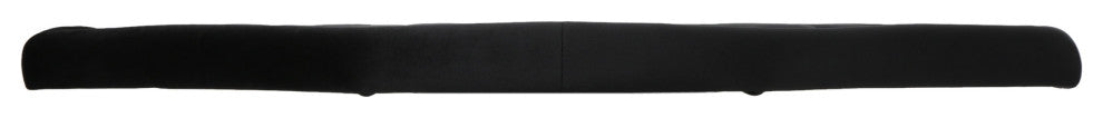 GDF Studio Lazarus New Velvet Studded Seam Tufted Queen/Full Headboard, Black
