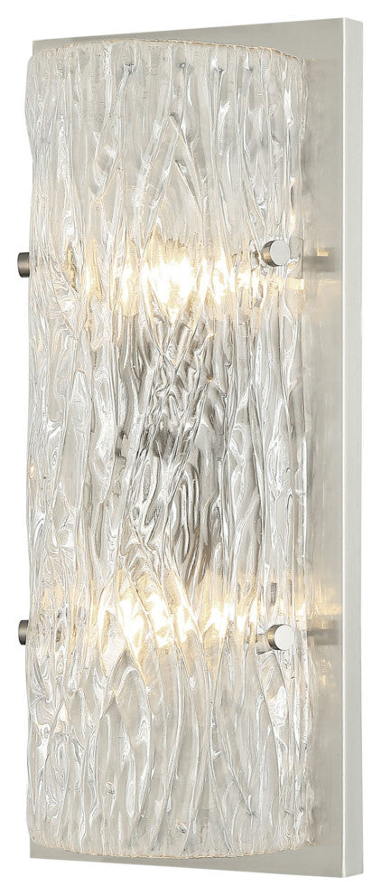 Varaluz 376W02 Morgan 2 Light 17" Tall Wall Sconce - Satin Brass