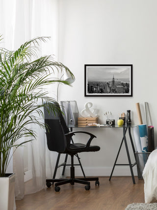 "NYC High-Rise" Framed Painting Print, 18x12