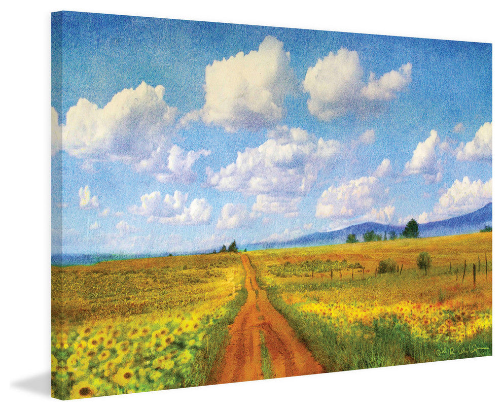 "Road to Sky" Painting Print on Canvas by Chris Vest