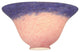Meyda lighting 13940 7.5"W Pink/Teal Pate-De-Verre Bell Shade