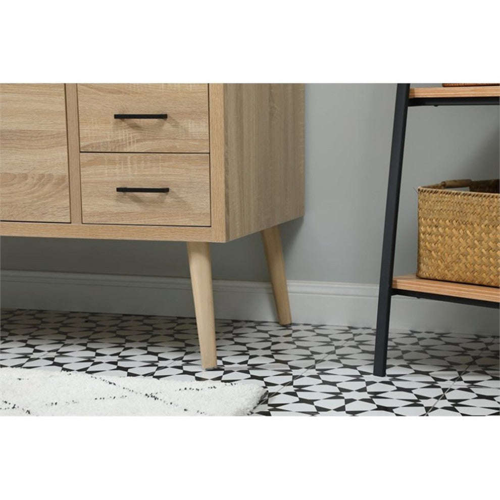 Elegant Decor VF41048MW 48" Single Bathroom Vanity, Mango Wood