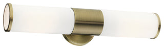 Antique Brass Contemporary, Minimal, Urban, Clean Vanity Sconce