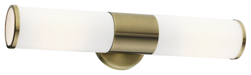 Antique Brass Contemporary, Minimal, Urban, Clean Vanity Sconce