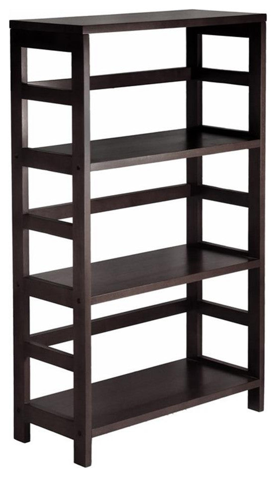 Torino 4-Piece Set Set Storage Shelf, Black Fabric Baskets