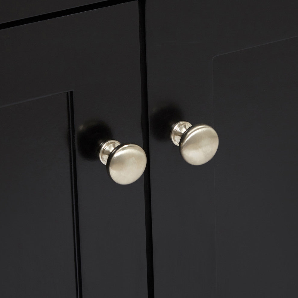 Ariel Hamlet 72" Double Oval Sink Bathroom Vanity, Carrara Quartz