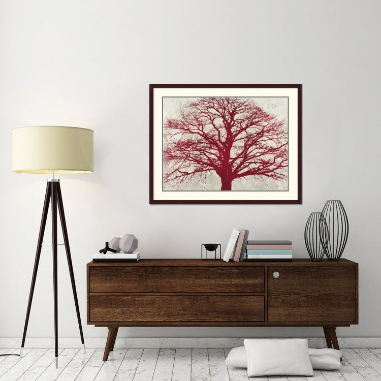"Purple Oak" Framed Digital Print by Alessio Aprile, 48x38"