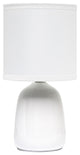 Tall Traditional Ceramic Thimble Base Bedside Table Desk Lamp
