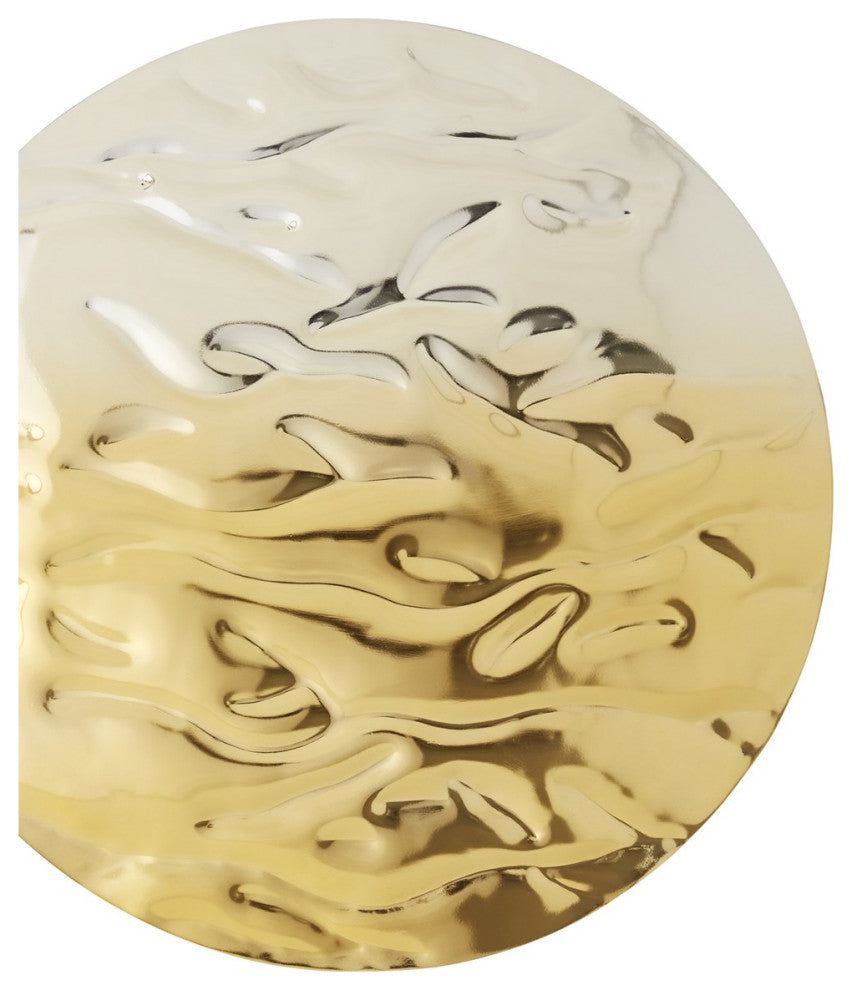 Cyan Small Ripple Wall Decor 11316, Silver And Gold