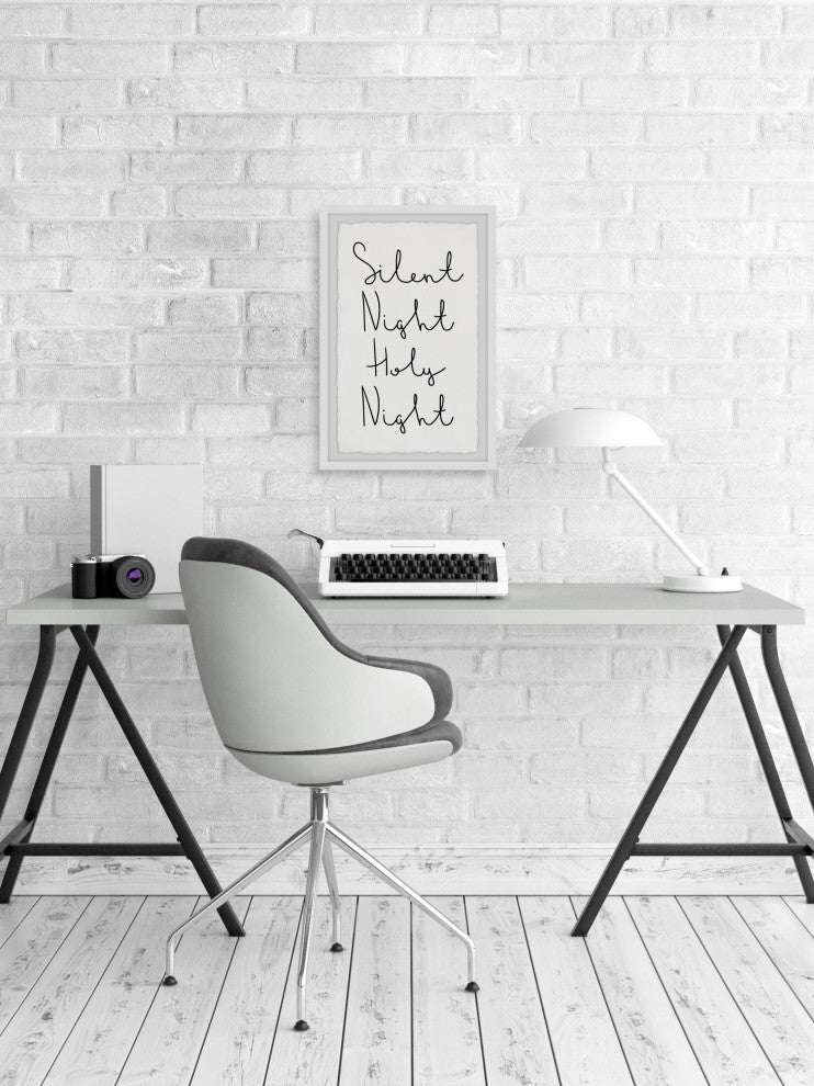 "Silent and Holy Night" Framed Painting Print, 20x30