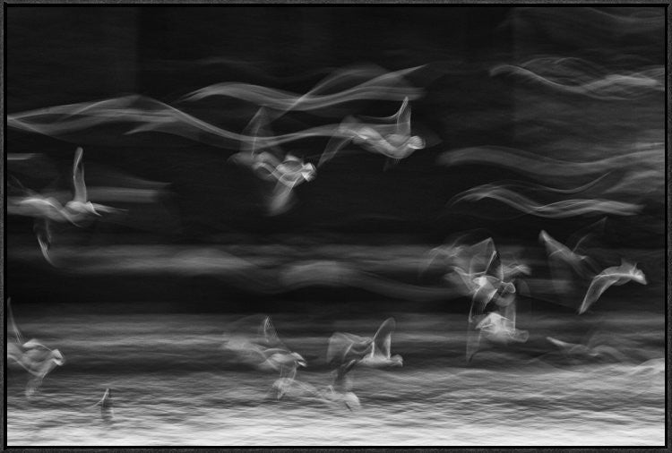 "The Boundary Between Reality And Fantasy"  by Ebrahim Bakhtari Bonab, 37x25"