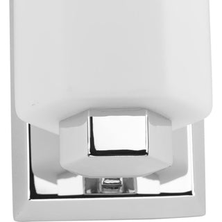 Estrada Collection 1-Light Contemporary Bath and Vanity Light, Polished Chrome