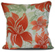 20x20", Tree Mallow, Floral Print Outdoor Pillow, Orange