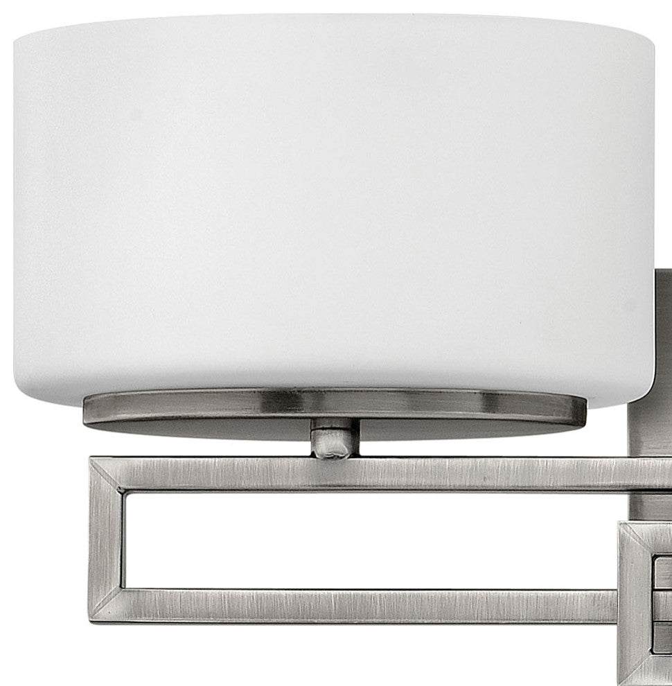 Hinkley Lanza Medium Three Light Vanity, Antique Nickel