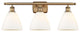 Innovations 516-3W-BB-GBD-751-LED 3 Light Bath Vanity Light, Brushed Brass