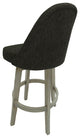Swivel Counter 26" 30" Extra Tall 34" Wood Bar Stool M-235 Vivian Base, Brown