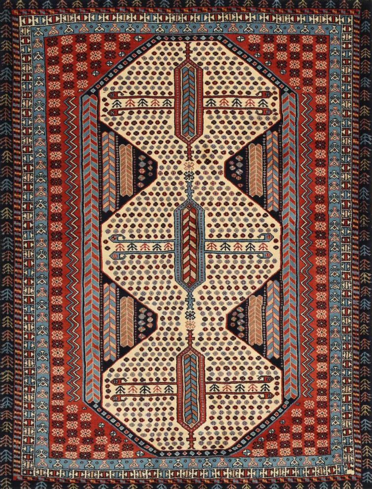 Ahgly Company Indoor Rectangle Traditional Area Rugs, 8' x 10'