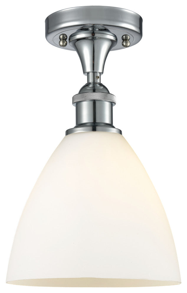 Innovations 516-1C-PC-GBD-751-LED 1 Light Semi-Flush Mount, Polished Chrome