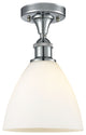 Innovations 516-1C-PC-GBD-751-LED 1 Light Semi-Flush Mount, Polished Chrome