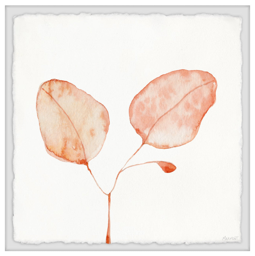 "Budding Leaf" Framed Painting Print, 32x32