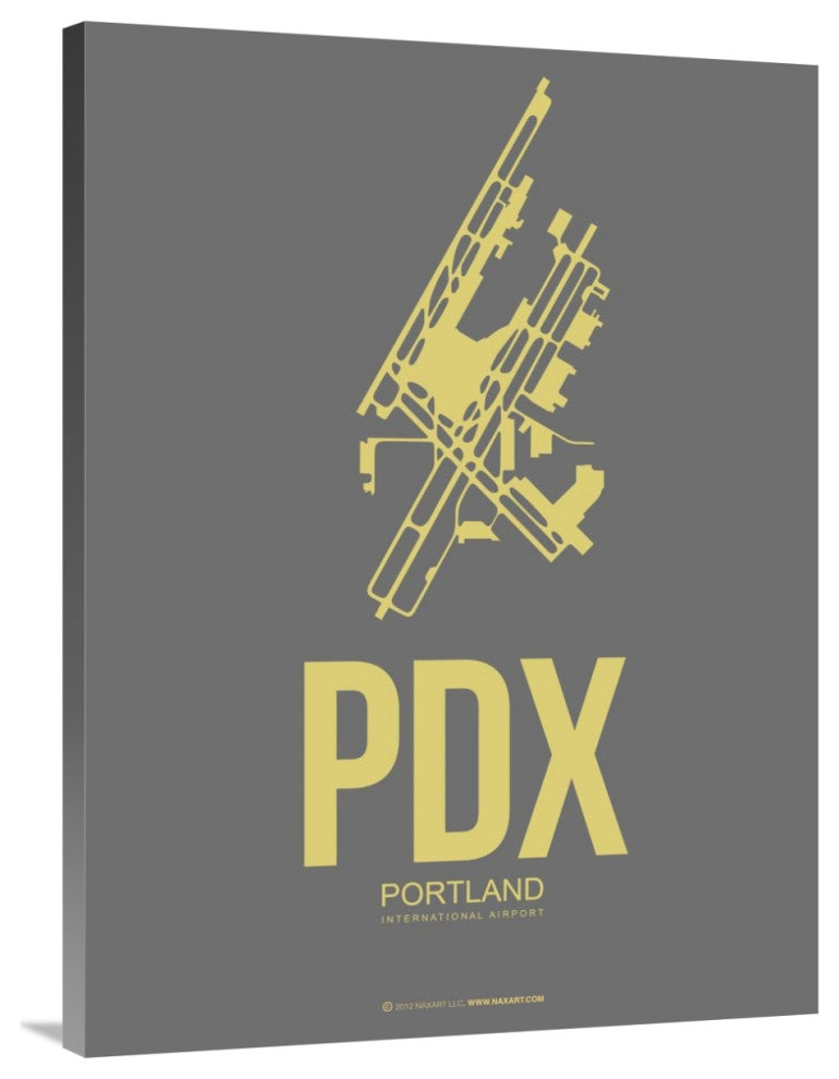 "PDX Portland Poster 2" Fine Art Print