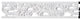 7"H x 5/8"P x 94 1/2"L Flower Pierced Panel Moulding
