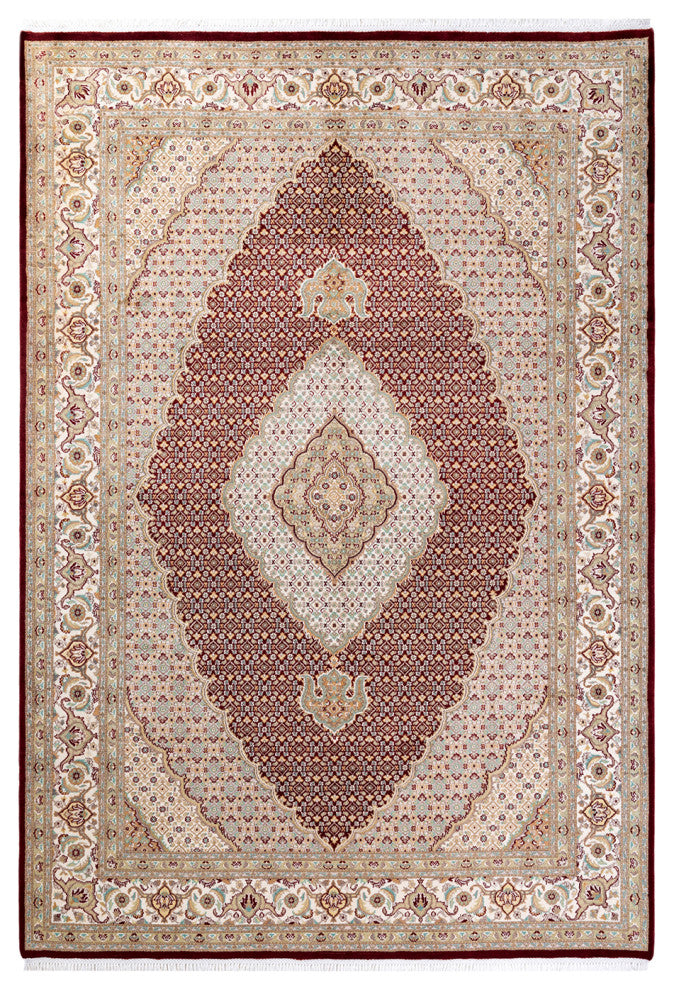 MOGUL, Hand Knotted Area Rug 9' 9" X 6' 8"