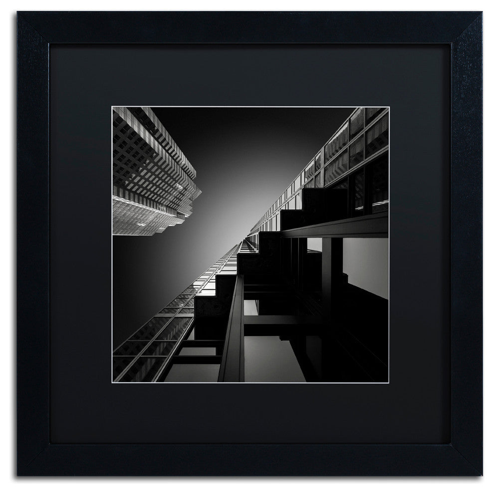 'Six Steps' Matted Framed Canvas Art by Dave MacVicar