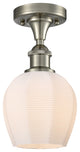 Innovations 516-1C-SN-G461-6 1 LightSemi-Flush Mount, Brushed Satin Nickel