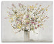 Small Colorful Wildflowers in a Vase Canvas Wall Art