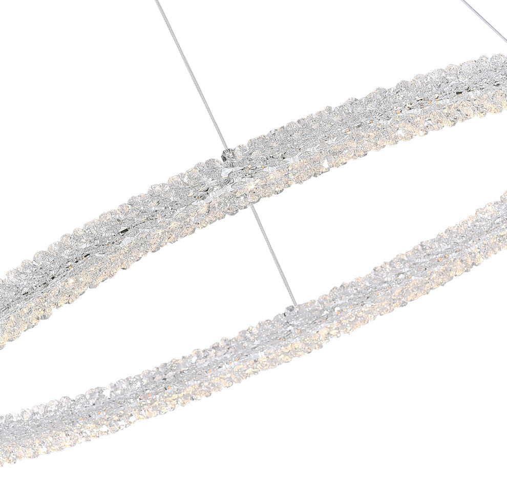Arielle LED Chandelier With Chrome Finish
