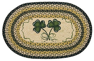 Earth Rugs OP-116 Shamrock Oval Patch 20" x 30"